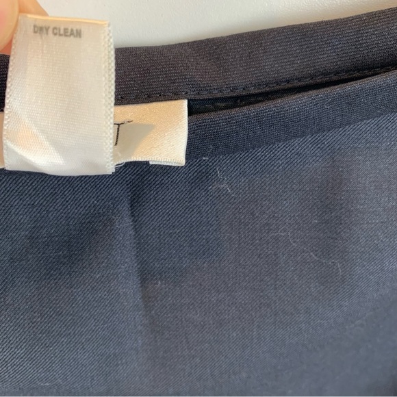 Vintage Ann Taylor Loft Black Gothic Embroidered Lace Trim Midi Skirt sz 6 - Picture 6 of 6